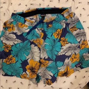 Fun print Patagonia shorts